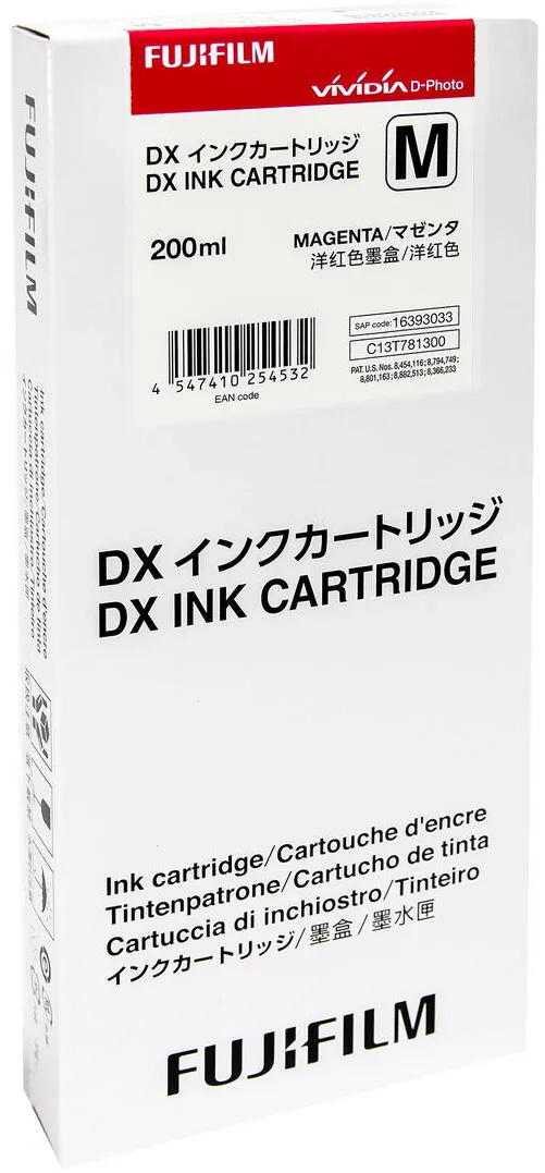 Cartus Imprimanta FUJIFILM Fujifilm DX Ink Cartridge 200 ml magenta
