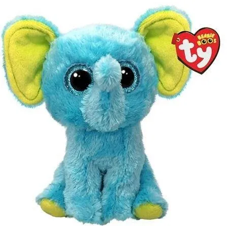 Meteor Jucarie de plus, TY, Trunkles, elefant albastru, 15cm