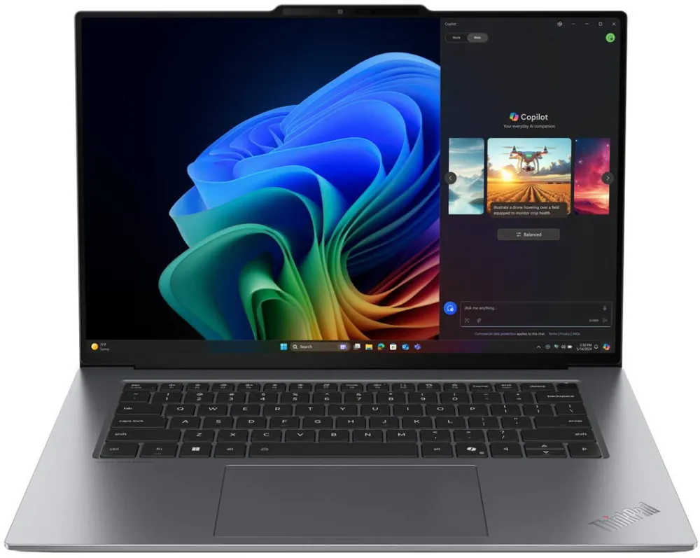 Laptop Lenovo Lenovo ThinkPad X9-15 Gen 1 Copilot+ PC Intel Core Ultra 5 228V Laptop 38.9 cm (15.3") 2.8K 32 GB LPDDR5x-SDRAM 512 GB SSD Wi-Fi 7 (802.11be) Windows 11 Pro English Grey