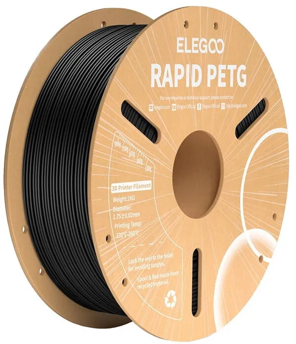 Elegoo ELEGOO Rapid PETG Filament (Black)