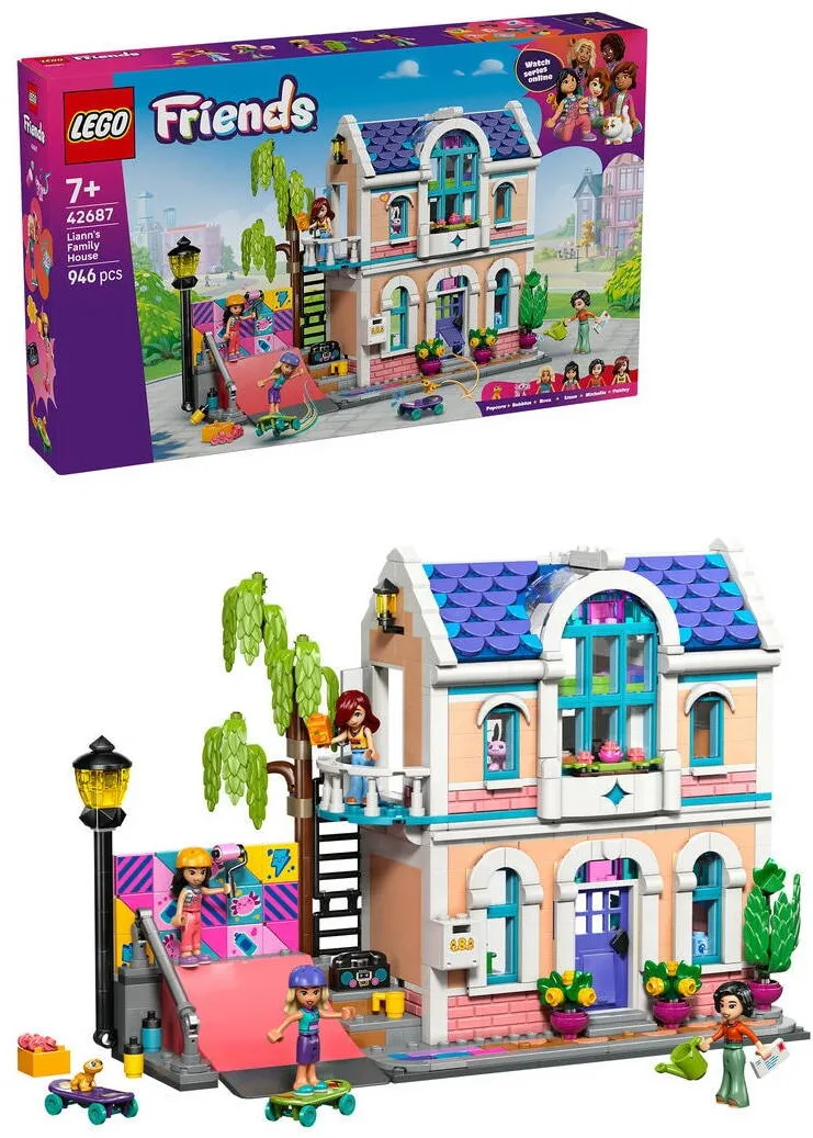 LEGO® Friends - Casa familiei lui Liann 42687, 946 piese