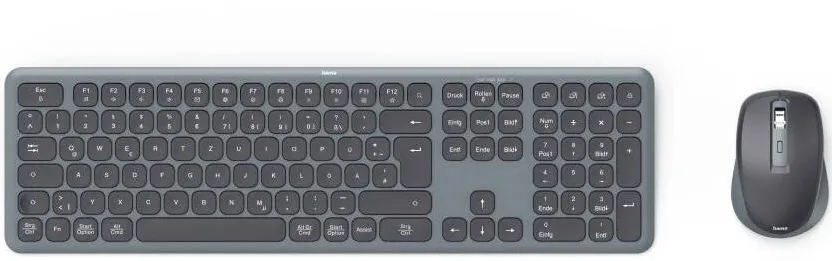 Tastatura HAMA Set Tastatura+Mouse Wireless Hama WKM-550, Multi-Device, 1600DPI, negru