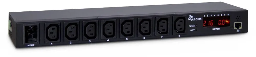 Accesoriu Retea Inter-Tech Unitate de distributie, Inter-Tech SW-0816, control acces, 8 iesiri AC, negru, 442x135x44,5mm