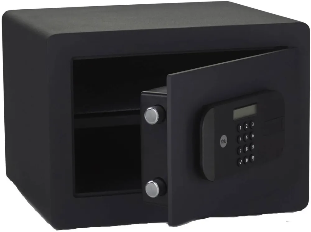 Yale Seif electronic cu cifru Yale YSEM/250, 250x350x300 mm, metal, Negru