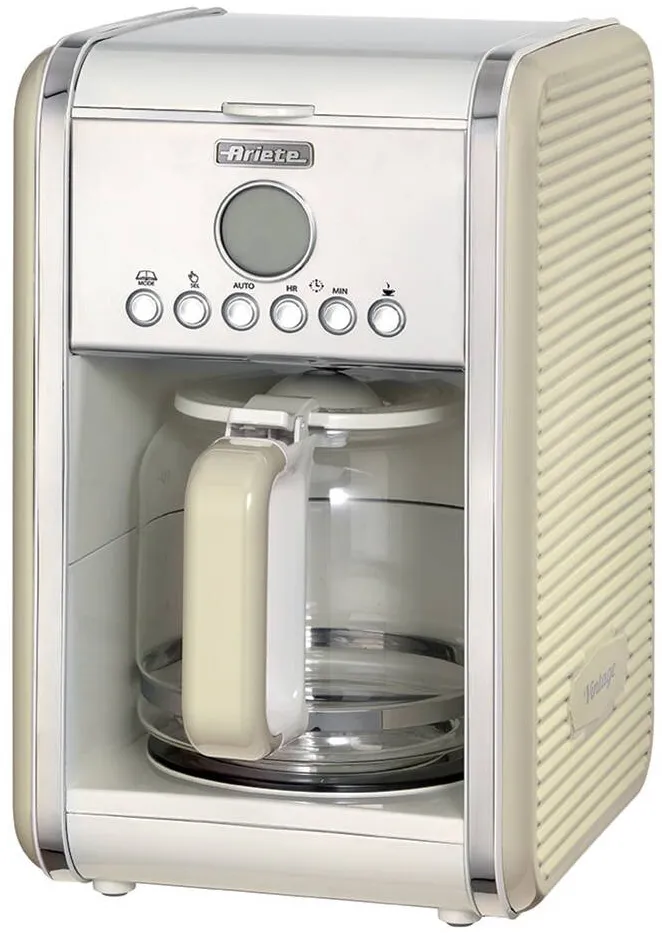 Cafetiera Ariete Cafetiera, Ariete, 2000 W, Bej/Argintiu