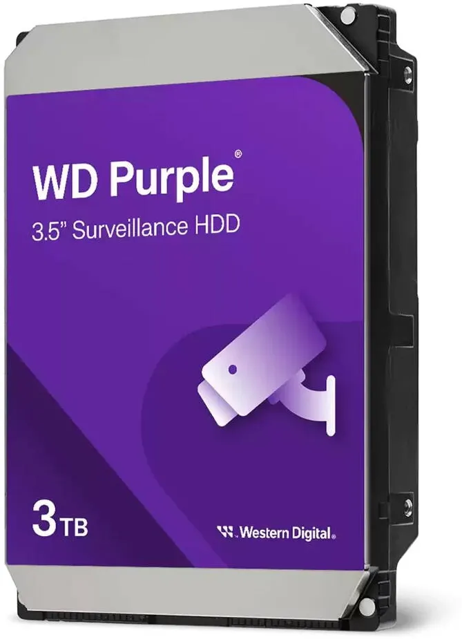 Hard Disk WD WD34PURZ Purple 3TB CMR, 3.5'', 128MB, SATA, TBW: 180