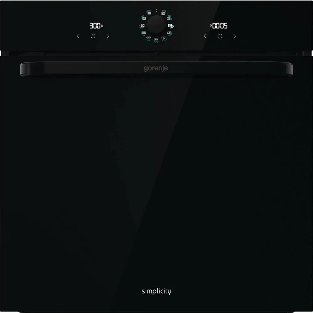 GORENJE Cuptor incorporabil GORENJE BOS6737SYB, ELECTRIC, AUTOCURATARE AQUACLEAN, 77 L, CLASA A, NEGRU