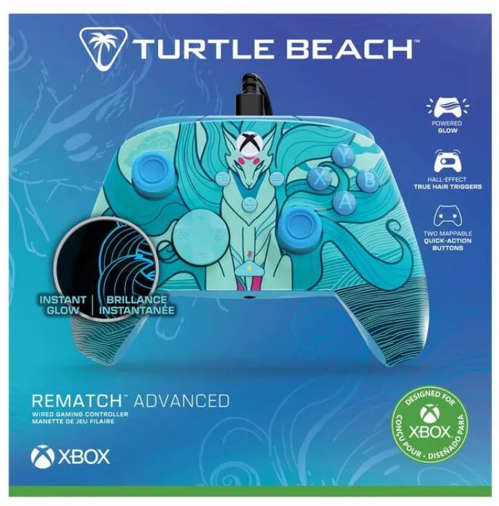 Gamepad Turtle Beach Rematch Advanced Wired Blue Kitsune