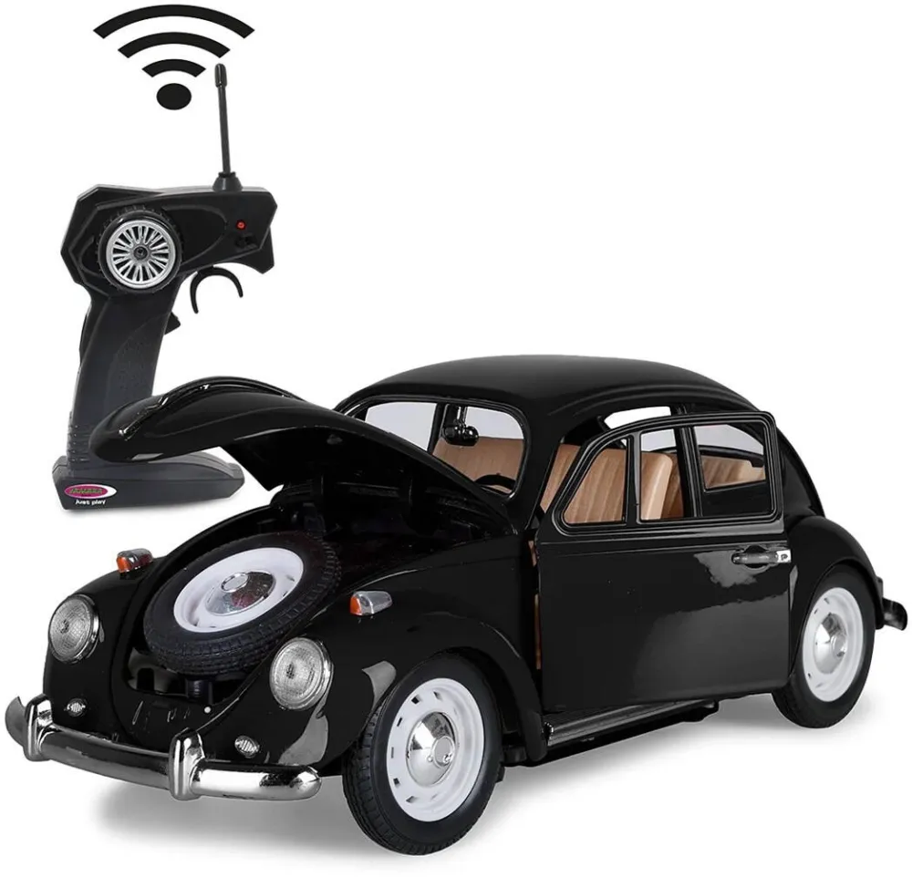 Masina Jamara Samochodzik zdalnie sterowany Jamara VW Käfer Diecast 1:18 czarny 27MHz