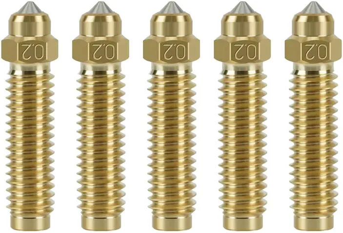 Elegoo Centauri Carbon 0.2mm Brass Hardened Steel Nozzle