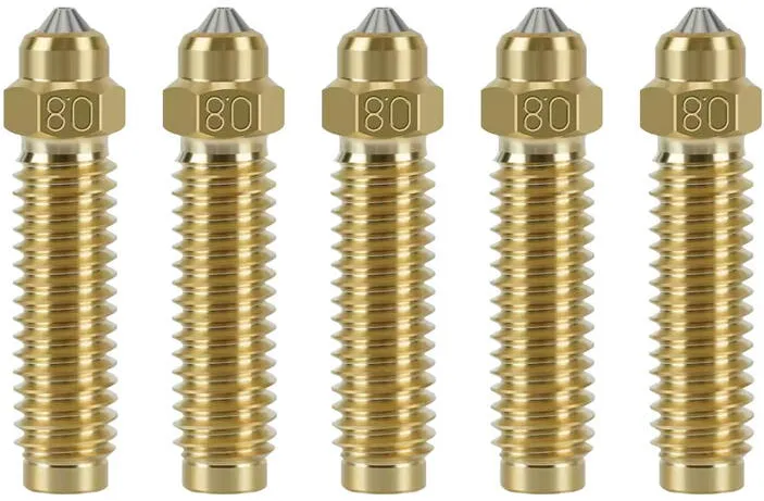 Elegoo Centauri Carbon 0.8mm Brass Hardened Steel Nozzle
