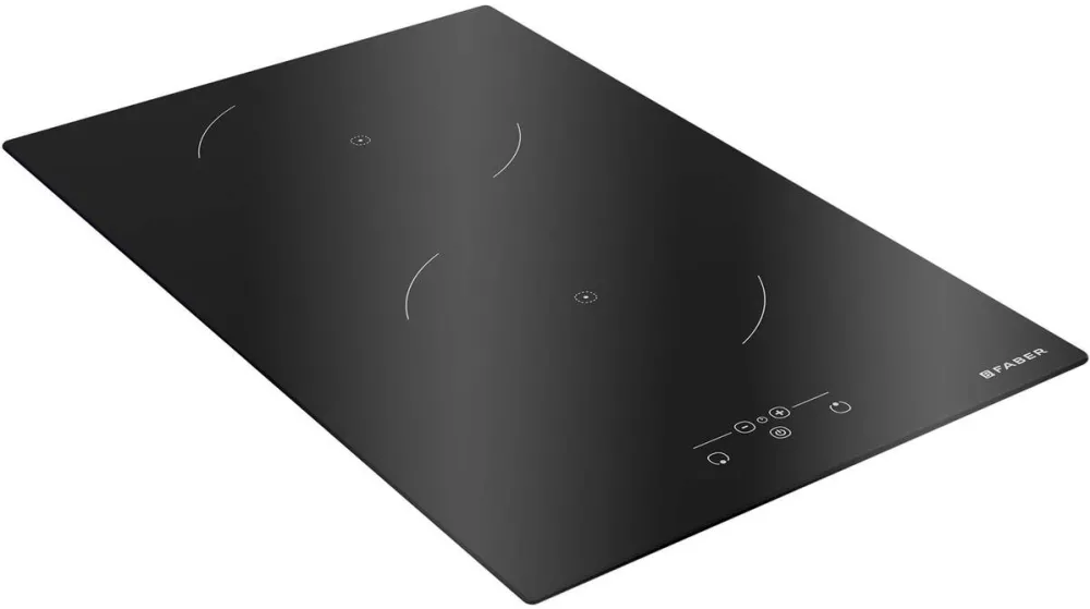 Plita Faber Plita Faber FBH 32 BK, Inductie, 2 zone de gatire, Touch, Booster, Timer, 32 cm, Sticla neagra