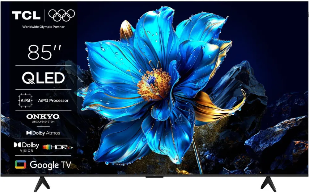 Televizor TCL QLED 85P7K, 214 cm, Smart Google TV, 4K Ultra HD, Clasa (Model 2025)
