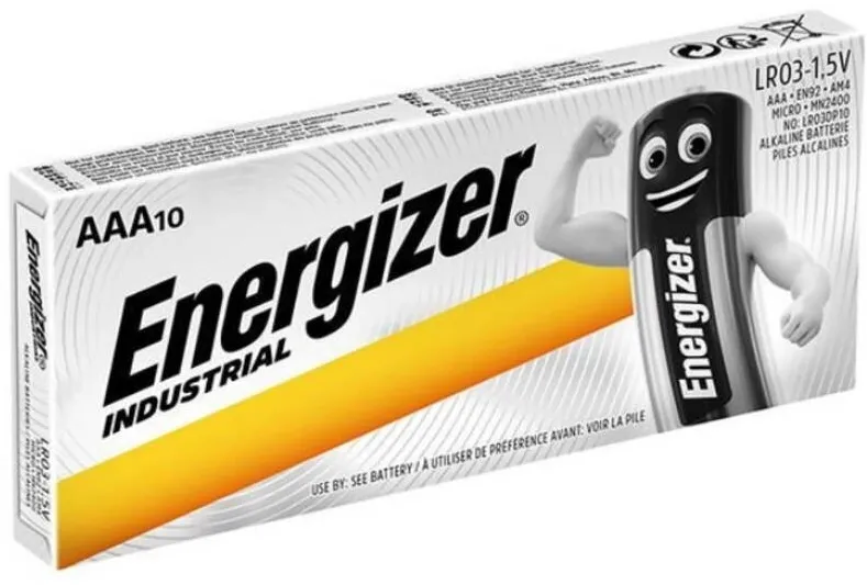 ENERGIZER Baterii industriale ENERGIZER AAA, 10 buc/cutie, de 5 ori mai puternica decat cele carbon-zinc