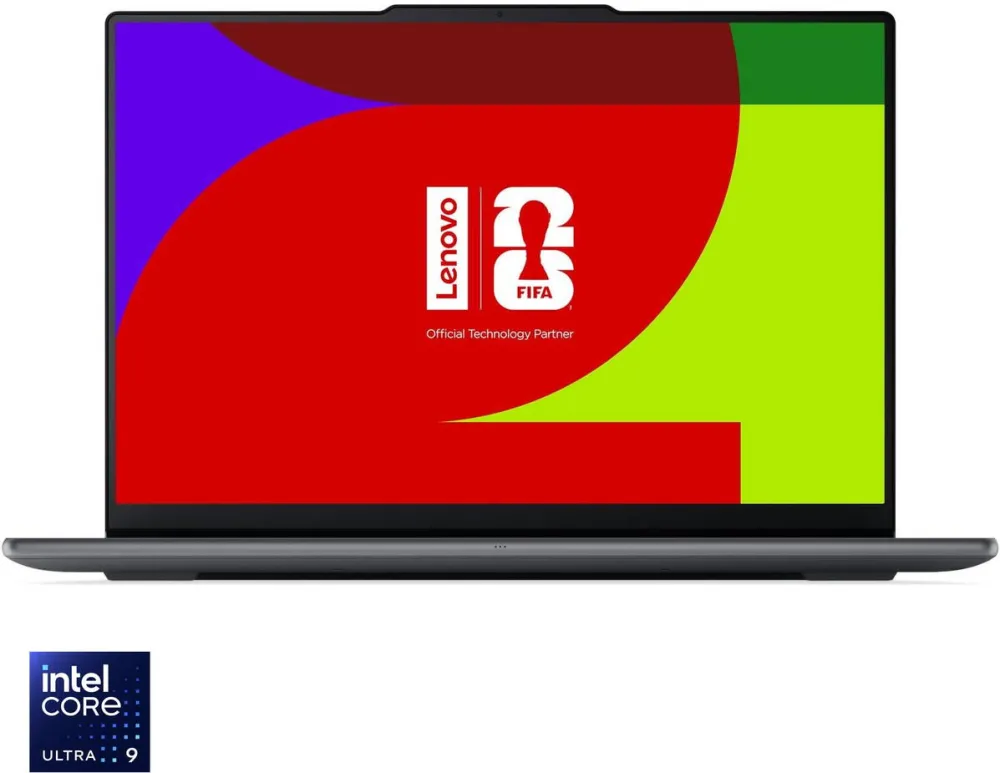 Laptop Lenovo Yoga Pro 9 16IPH11 cu procesor Intel Core Ultra 7 356H pana la 4.7GHz, 16" 2.8K, OLED, Touch, 32GB LPDDR5x RAM, 1TB SSD, NVIDIA GeForce RTX 5060 8GB GDDR7, Windows 11 Pro, Eclipse Black, 3y on-site Premium Care