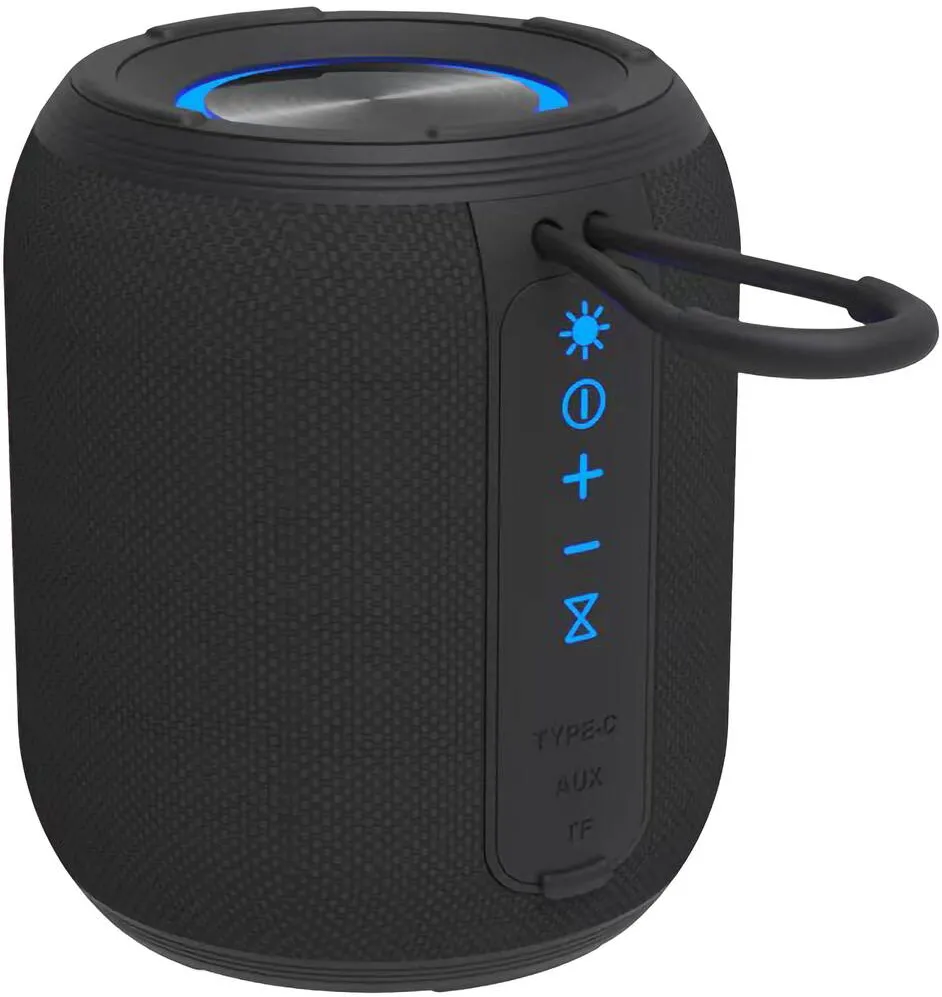 Spacer Boxa portabila Spacer, Bluetooth, 5 ore autonomie, IPX5, negru