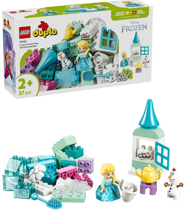 LEGO DUPLO Disney TM - Cutie creativa cu Elsa si Olaf din Regatul de gheata 10462, 37 piese