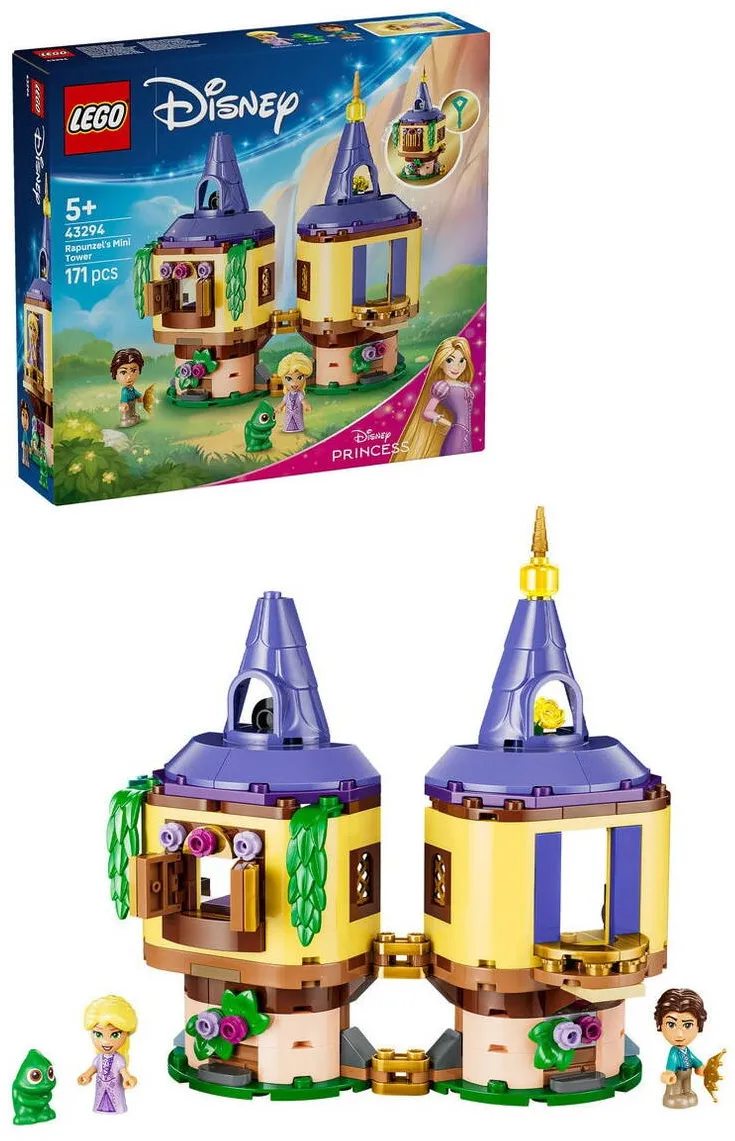 LEGO Disney Princess - Miniturnul lui Rapunzel 43294, 171 piese