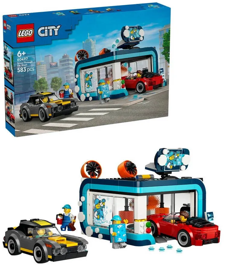 LEGO City - Spalatorie auto drive-thru 60497, 583 piese