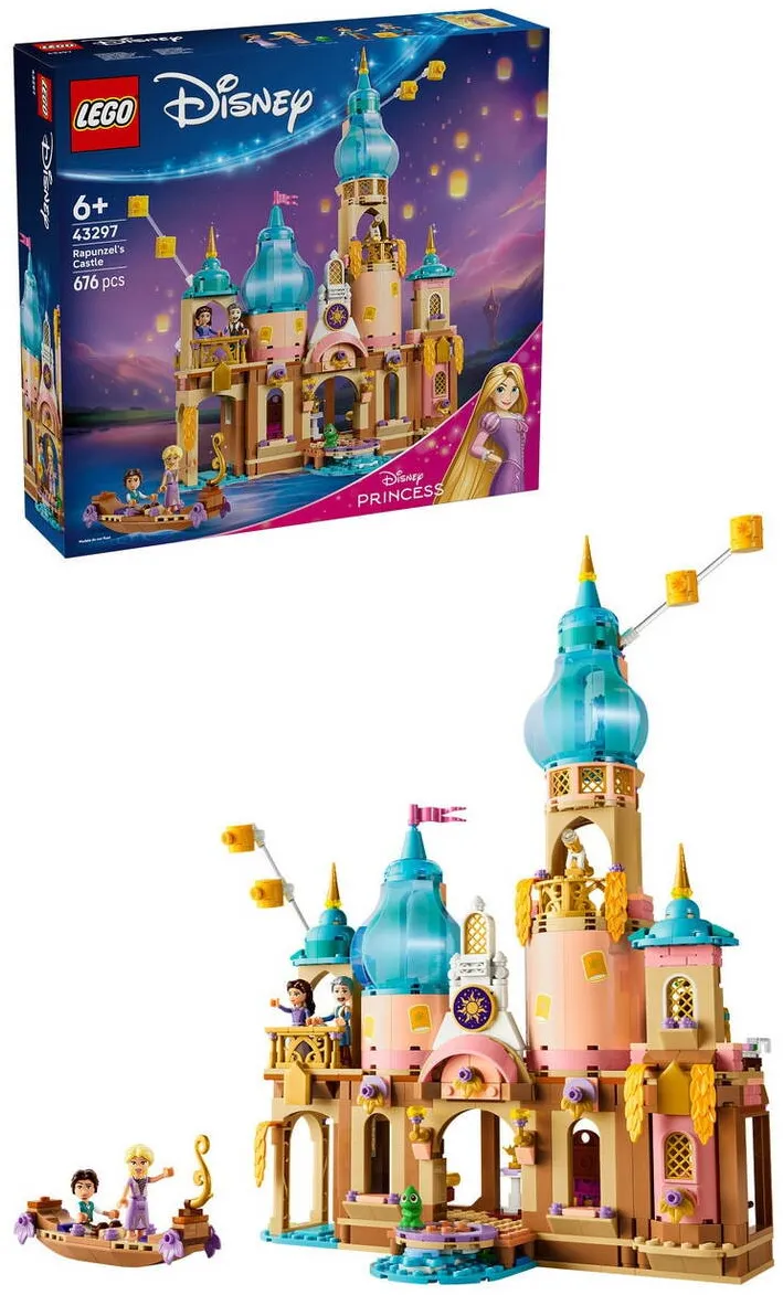 LEGO Disney Princess - Castelul lui Rapunzel 43297, 676 piese