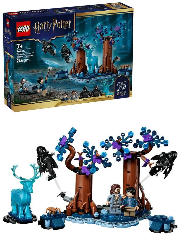 LEGO Set de constructie Harry Potter Padurea Interzisa: Expecto Patronum 76475, 244 piese