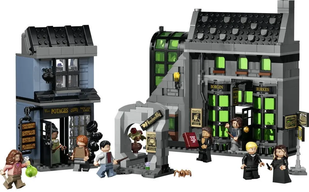 LEGO Set de constructie Harry Potter Magazinele de vrajitorii de pe Aleea Nocturn 76471, 788 piese