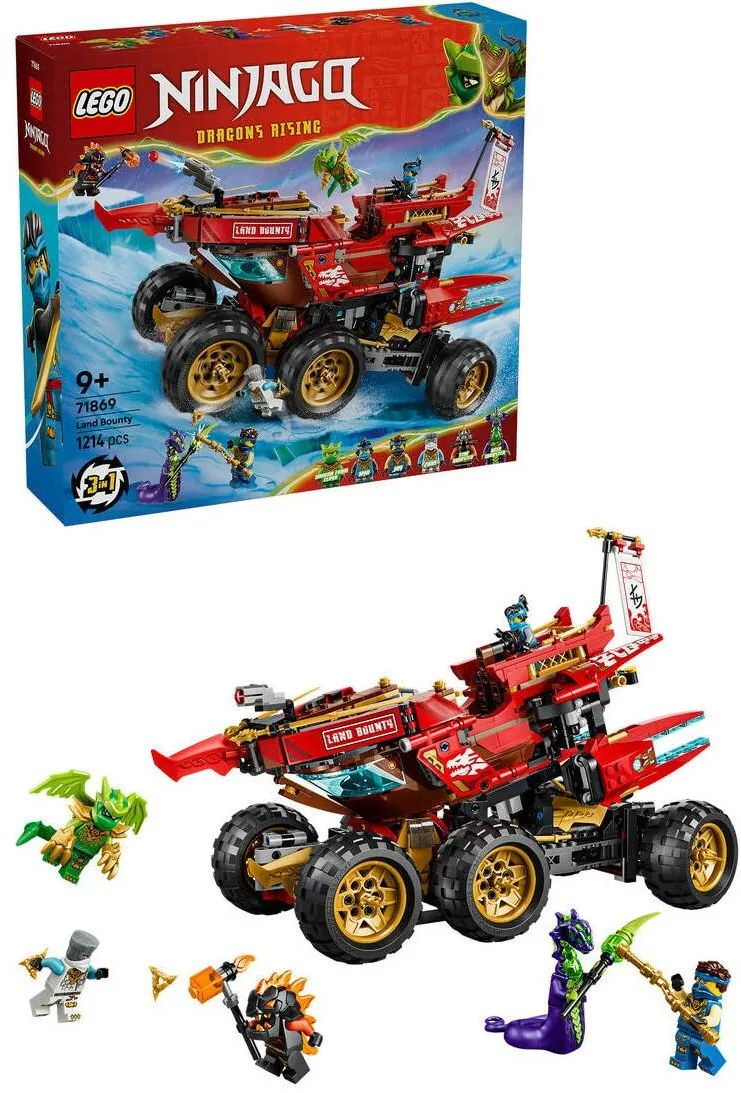 LEGO NINJAGO - Bounty de teren 71869, 1214 piese