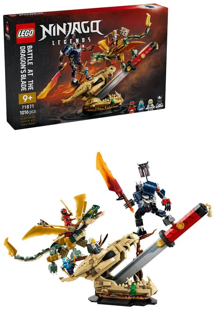 LEGO NINJAGO - Batalia de la Sabia Dragonului 71871, 1016 piese