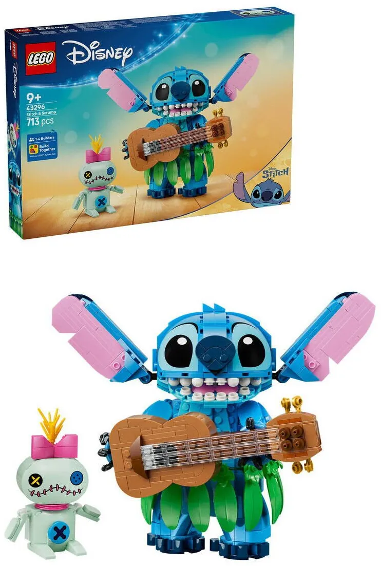 LEGO Disney Classic - Stitch si Scrump 43296, 713 piese