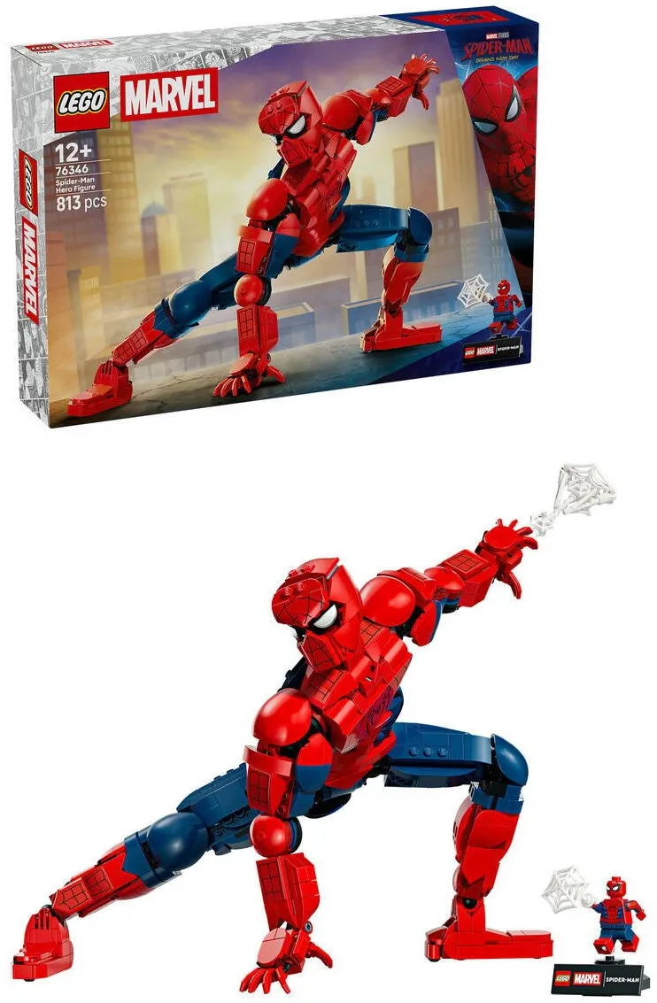 LEGO Marvel - Figurina erou Omul Paianjen 76346, 813 piese