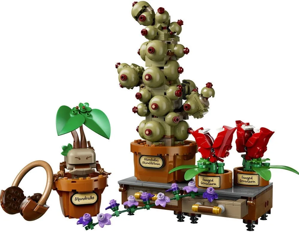 LEGO Set de constructie Harry Potter Plante pentru ora de ierbologie de la Hogwarts 76474, 817 piese
