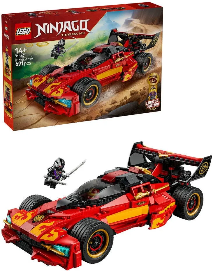 LEGO NINJAGO - X-1 Ninja Charger la a 15-a aniversare 71867, 691 piese