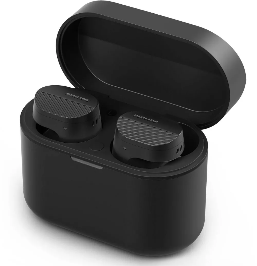 Casti In-Ear Philips Casti In-Ear PHILIPS TAT5000BK/00, True wireless, Bluetooth, ANC, Multipoint, Autonomie 40 ore, IPX5, Negru