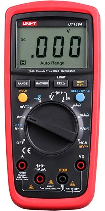 Uni-t Uni-T True RMS Digital Multimeter UT139A