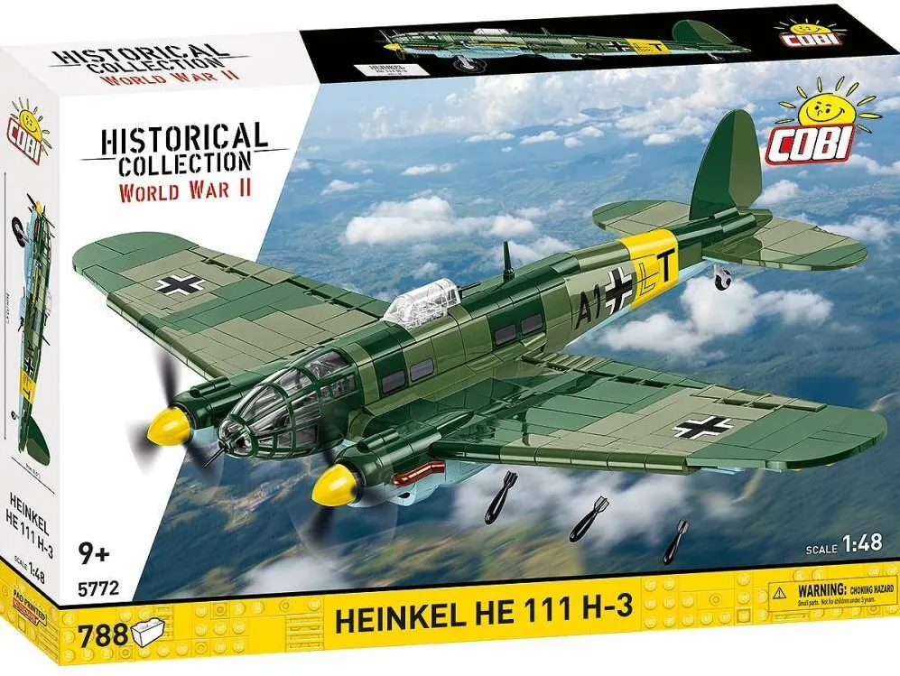Jucarie creativa Cobi Klocki Set de Consttruit Heinkel HE 111 H-3, 788 piese