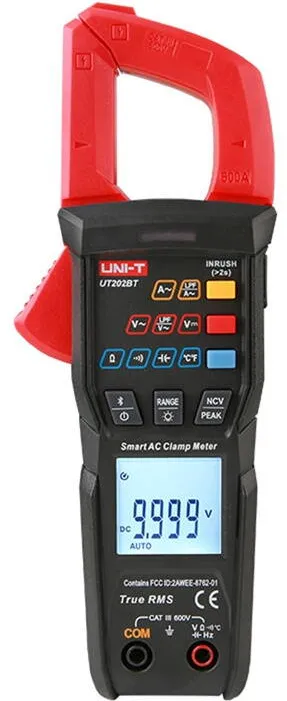 Uni-t Smart Digital Clamp Meter UT202BT