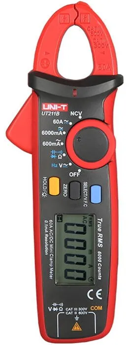 Uni-t 60A High Precision Digital Clamp Meter UT211B
