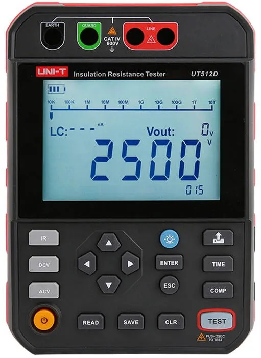 Uni-t High Voltage Insulation Resistance Tester UT512D