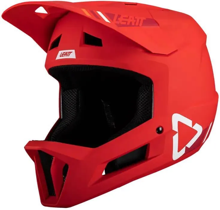 Leatt LEATT MTB Gravity 1.0 V24 Full-Face Cycling Helmet, Size M, Red