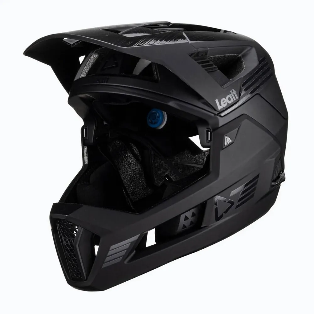 Leatt LEATT MTB Enduro 4.0 V23 bicycle helmet with removable chin bar, size L, black