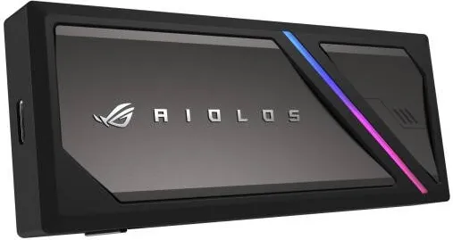 Rack Asus Rack SSD extern Asus ROG Strix Aiolos, ARGB, USB3.2, dual M.2 NVMe PCIe & SATA suport, Negru 90DD02U0-MA9000