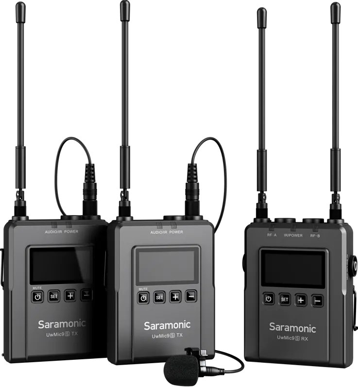 Microfon SARAMONIC Saramonic UwMic9S Kit 2 (TX+TX+RX)