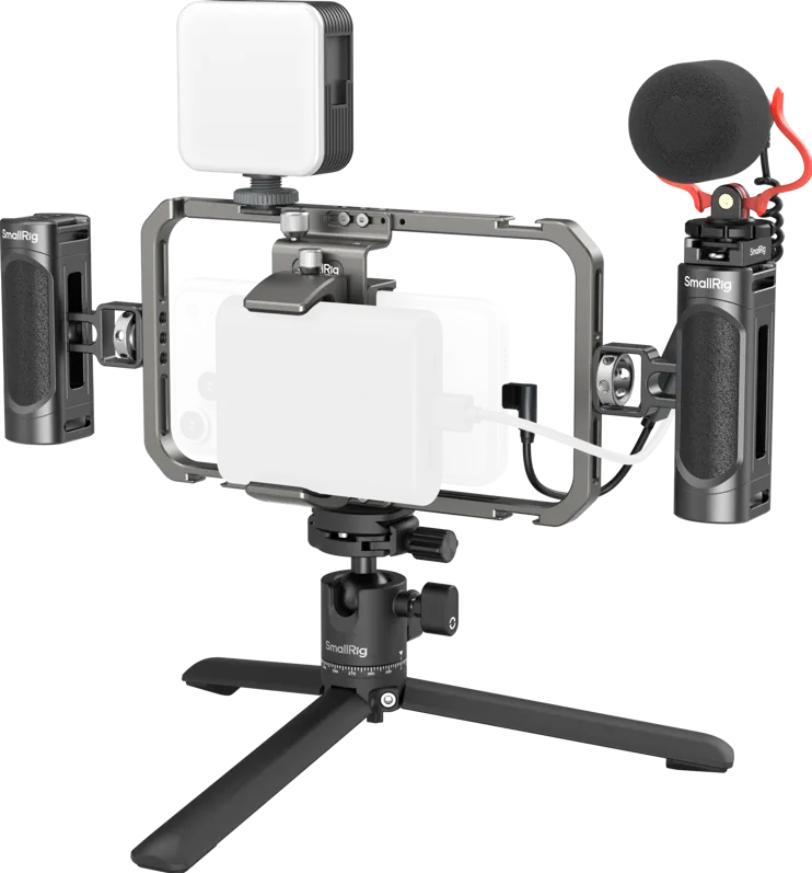 Accesoriu GSM SmallRig SmallRig 3384 All-in-One Video Kit For Smartphone Creators