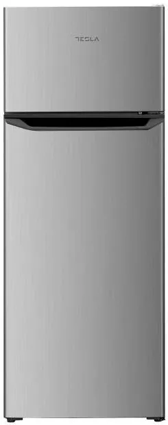 Tesla Frigider cu doua usi RD2101HSE, 206 L, clasa E, iluminare LED, H 143 cm, Argintiu