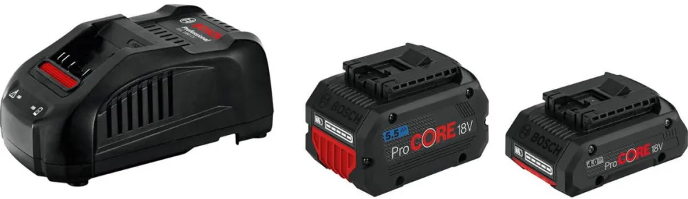 BOSCH ProCORE Akku-Kit 18V 4,0 Ah + 5,5 Ah + GAL 1880 CV