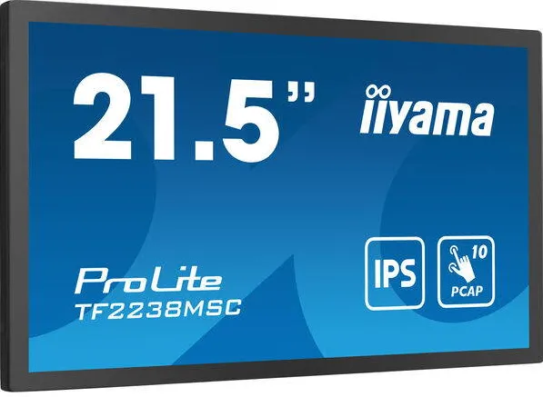 IIyama ProLite TF2238MSC-B1 Touchscreen 21.5 inch FHD IPS 5 ms 60 Hz
