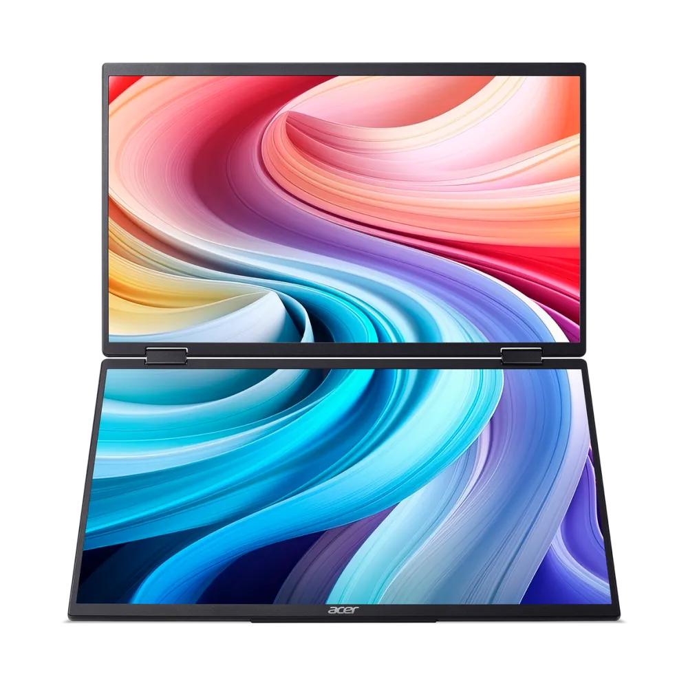 Monitor Acer LCD PD163QBMIUUX PD3 Series 15,6"/LCD IPS/2x1920x1080/16:9/8ms/250/100m:1/1xHDMI/2xUSB Type-C/1xDP/Black