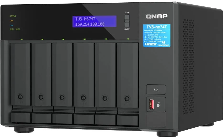 Network Attached Storage QNAP QNAP NAS TVS-h674T-i5-32G