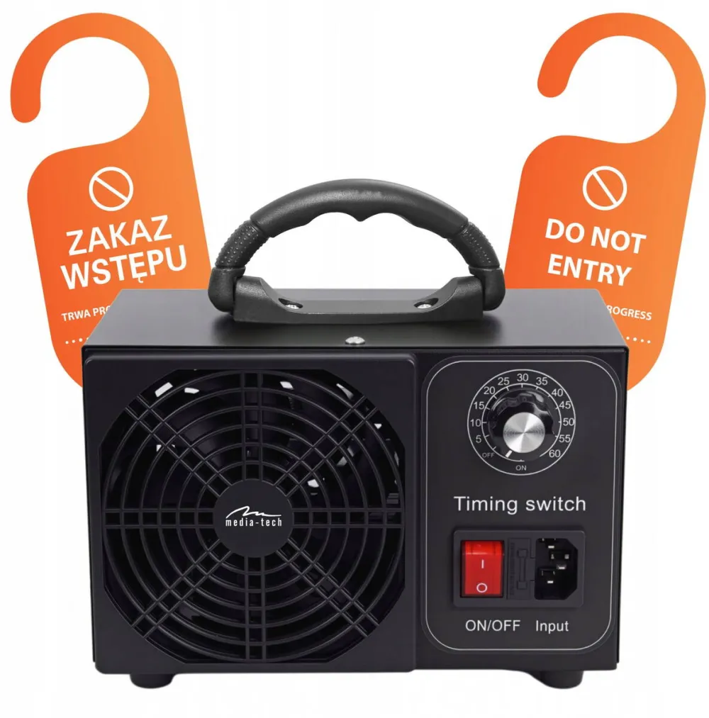 Media-Tech Generator de ozon MT6540, 60000 mg/h, 140W, 4 placi ceramice, purificator de aer