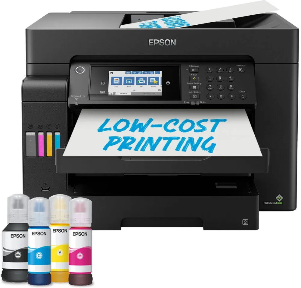 Imprimanta multifunctionala Epson Imprimanta multifunctionala, Epson, 25 ppm, Wi-Fi, 4800x1200 dpi, 500 mm
